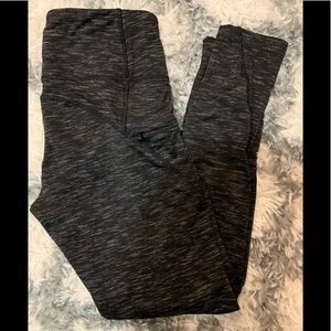 Charcoal heather workout leggings NWOT